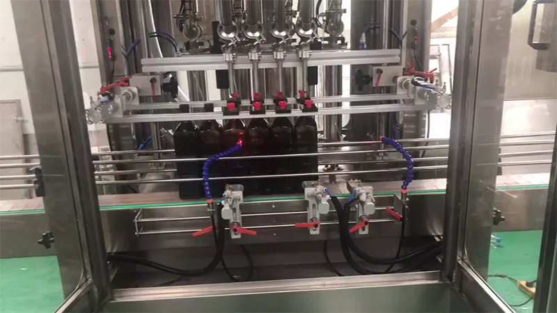 4 Head Olive Oil Filling Machine Line