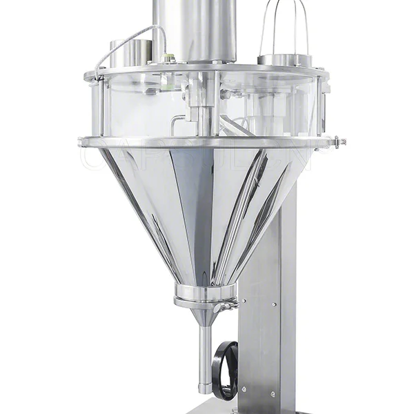 Auger filler hopper