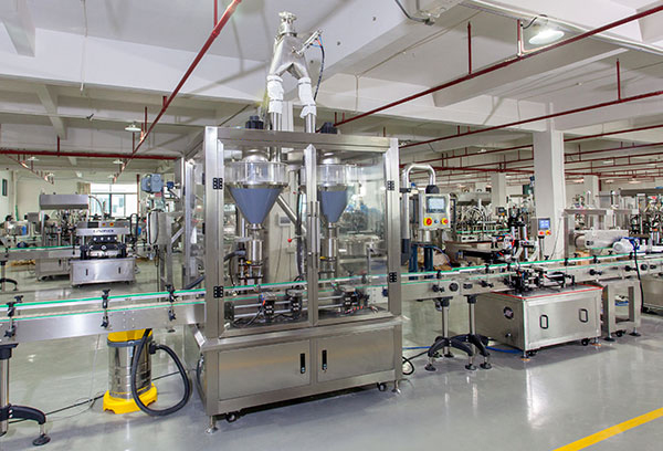 Automatic Double-Head Powder Bottle Filling Machine Type One