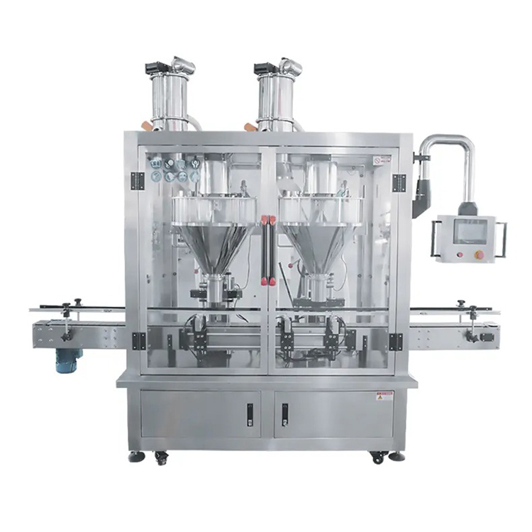 Automatic Double-Head Powder Bottle Filling Machine