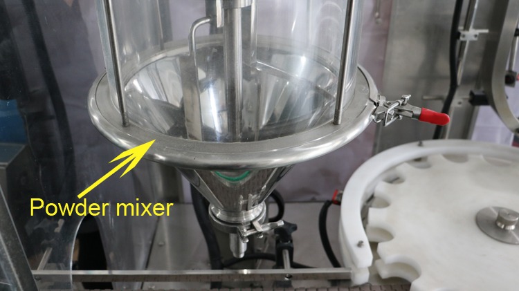 Automatic Monoblock Powder Filling And Capping Machine Details