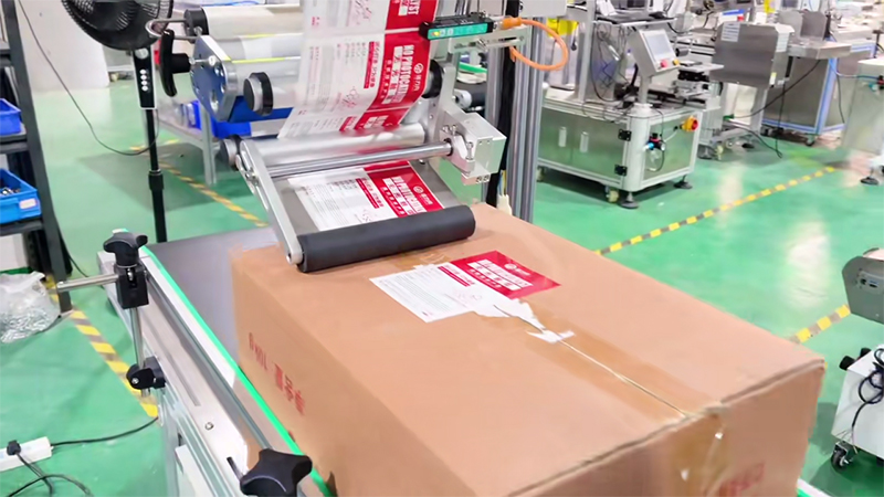 Carton Labeller, Automatic Carton Flat Labeling Machine