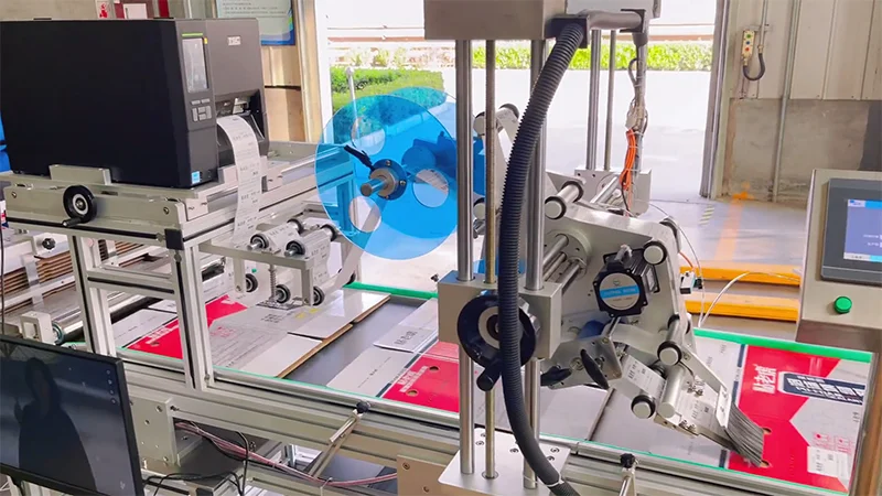 Carton Print And Apply Labeling Machine