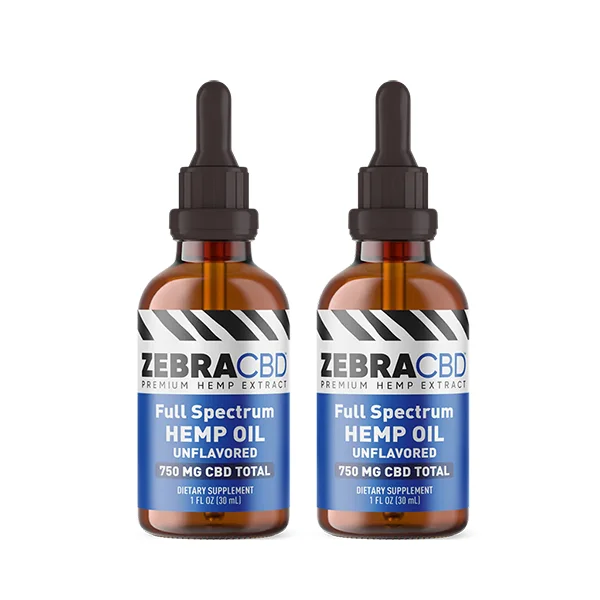 Hemp Oil Bottle With Droppers