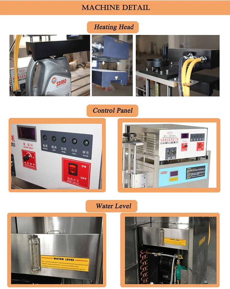 Induction Aluminium Foil Sealing Machine For Bottles Details