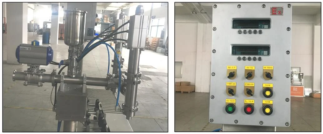 Semi Auto Explosion-Proof Two-Head Epoxy Filling Machine Details