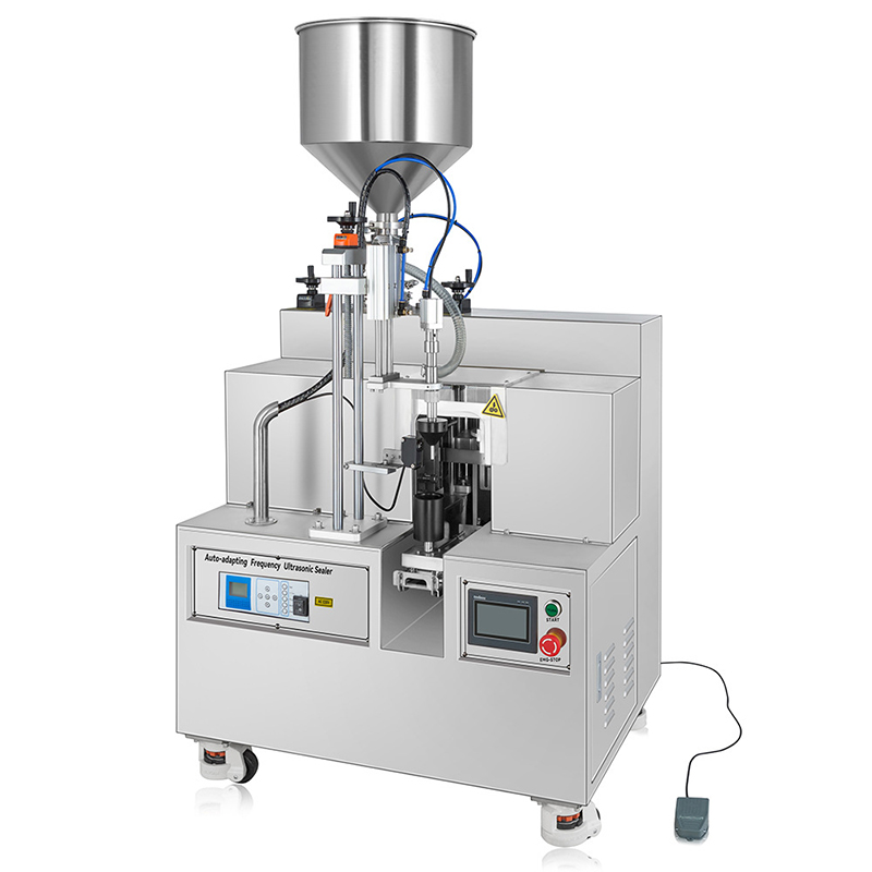 Semi-Automatic-Ultrasonic-Tube-Filler-And-Sealer-Machine