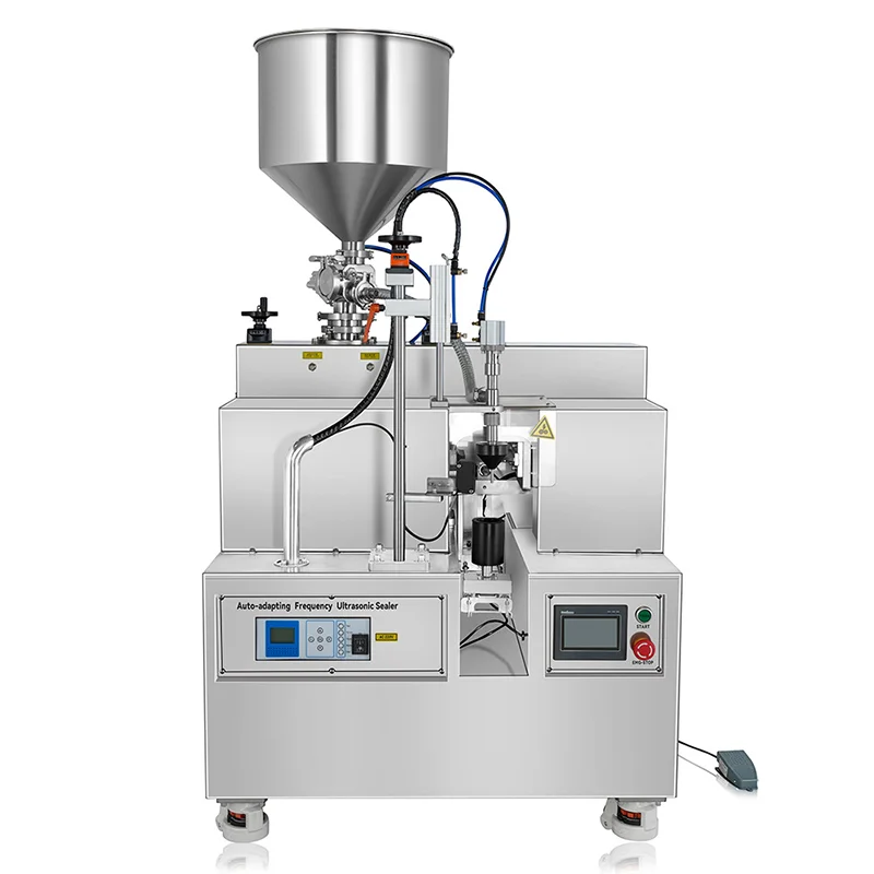 Semi Automatic Ultrasonic Tube Filler And Sealer Machine