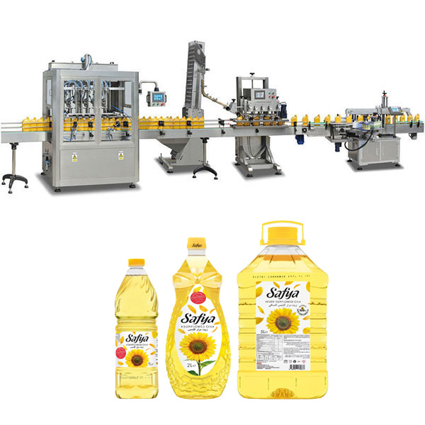 Máquina de enchimento de óleo de girassol
