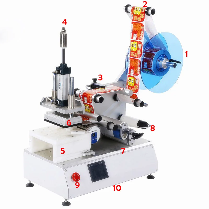 VK-T802 Semi Automatic Flat Labeling Machine Details