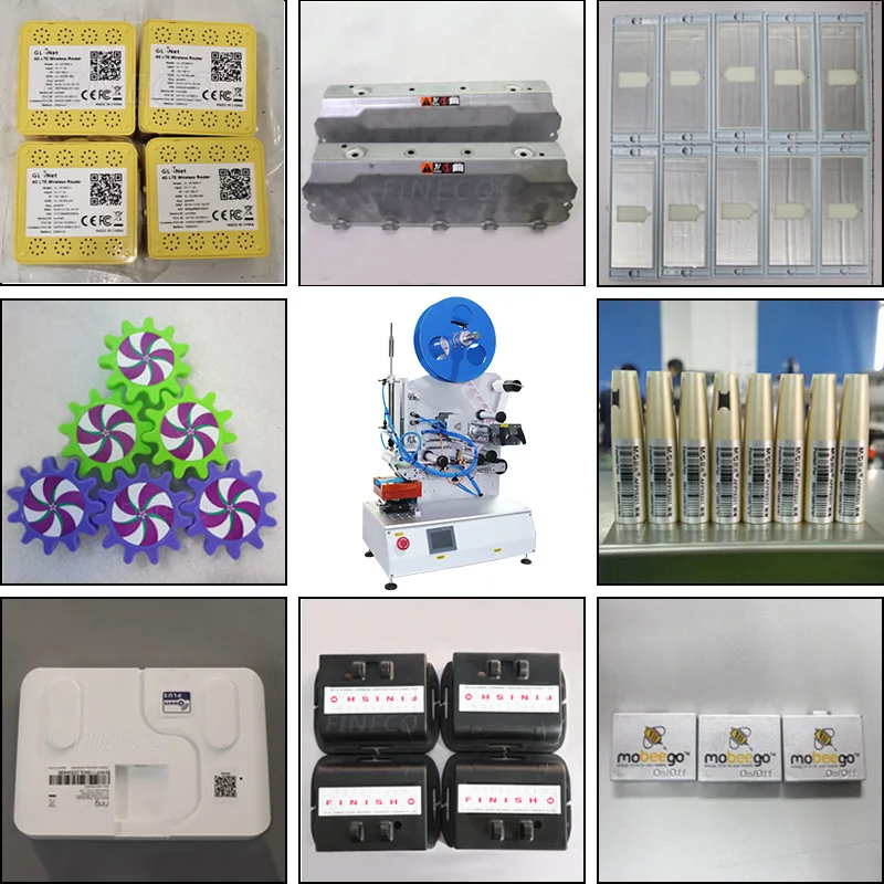 VK-T804 Semi Auto High Precision Flat Surface Label Applicator Application