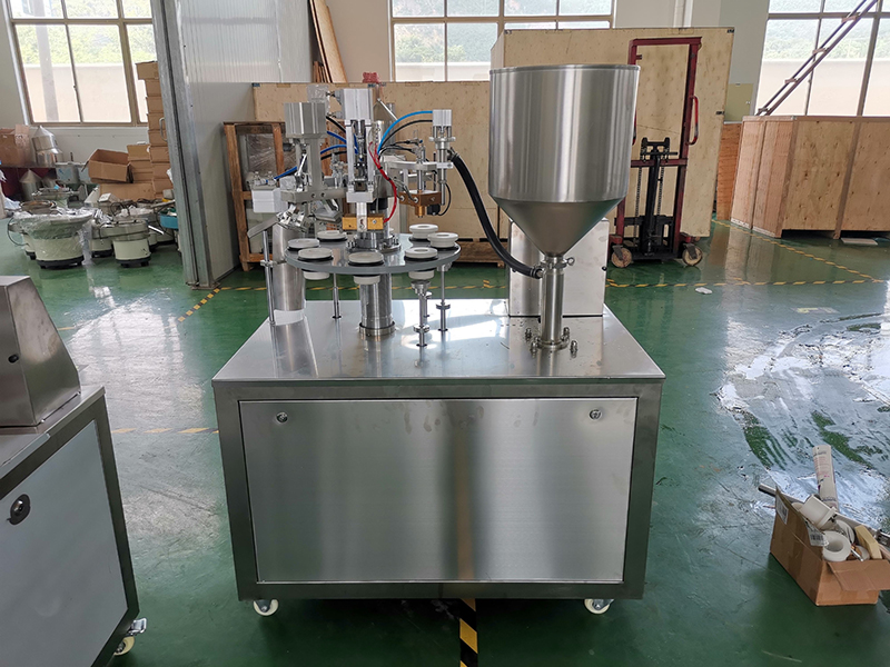 VK-TFS-006H Semi Automatic Plastic Tube Filling And Sealing Machine Details