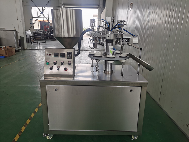 VK-TFS-006H Semi Automatic Plastic Tube Filling And Sealing Machine Details