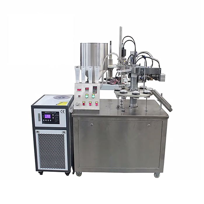 VK-TFS-006H Semi Automatic Plastic Tube Filling And Sealing Machine