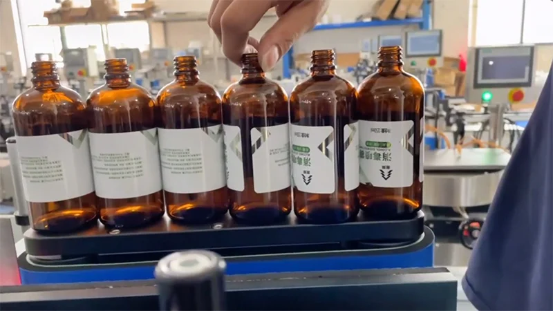 VK-TL Automatic Tabletop Round Bottle Sticker Labeling Machine